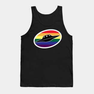 Rainbow UFO Cryptid Pride Tank Top